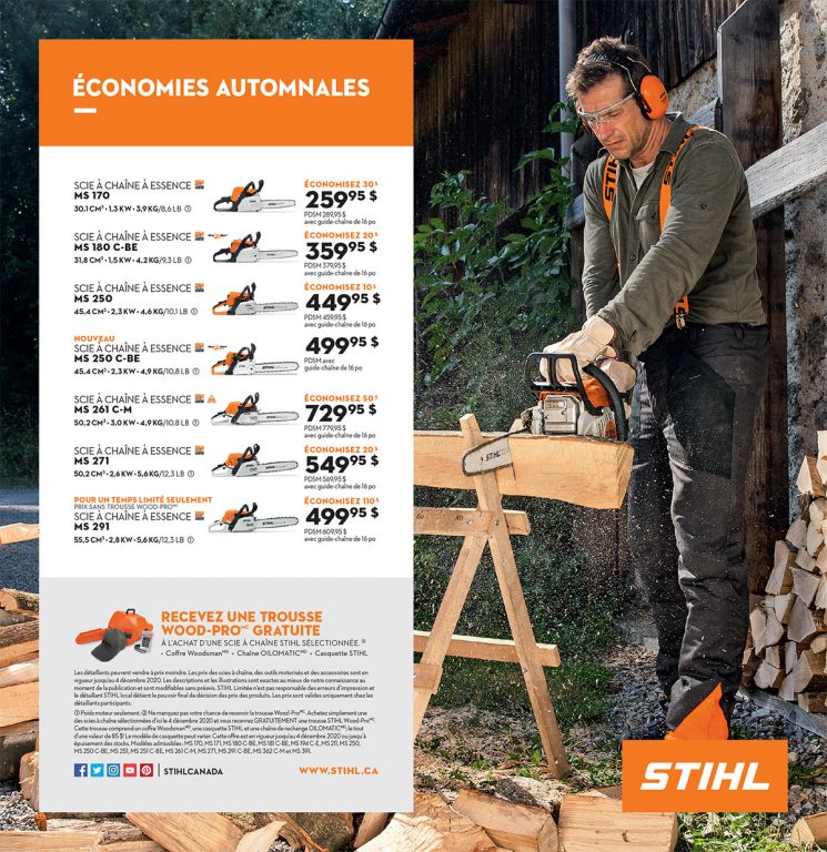 Stihl – Économies Automnales
