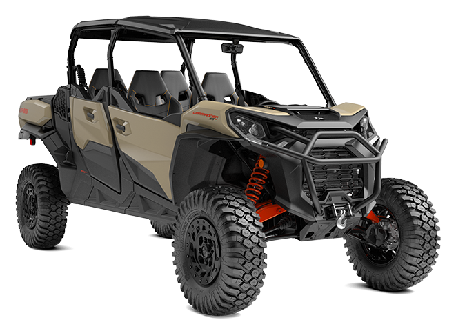 Can-Am Commander MAX XT-P Beige Désert et Noir Carbone 1000R 2023